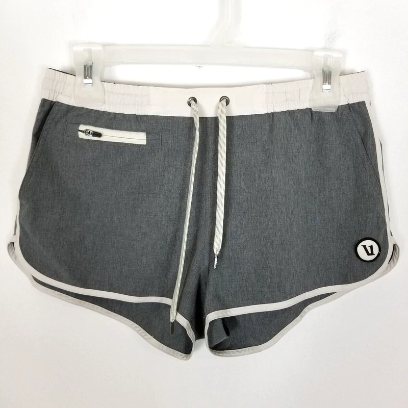 vuori athletic running drawstring waist shorts
