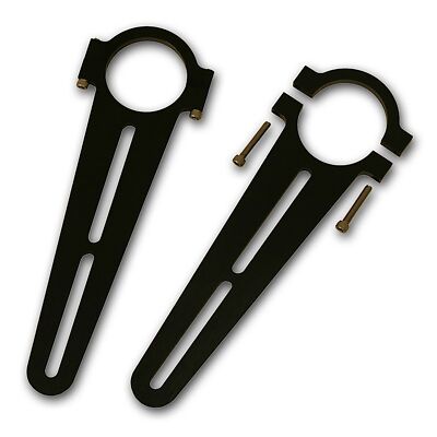 Longacre Motorsport Wide Angle Mirror Brackets - Long For 1 1/2 Inch Roll Bar