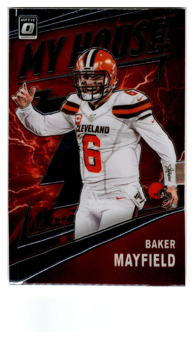 2020 Donruss Optic #MH-9 Baker Mayfield My House!