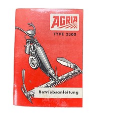 AGRIA 2300 BETRIEBSANLEITUNG
