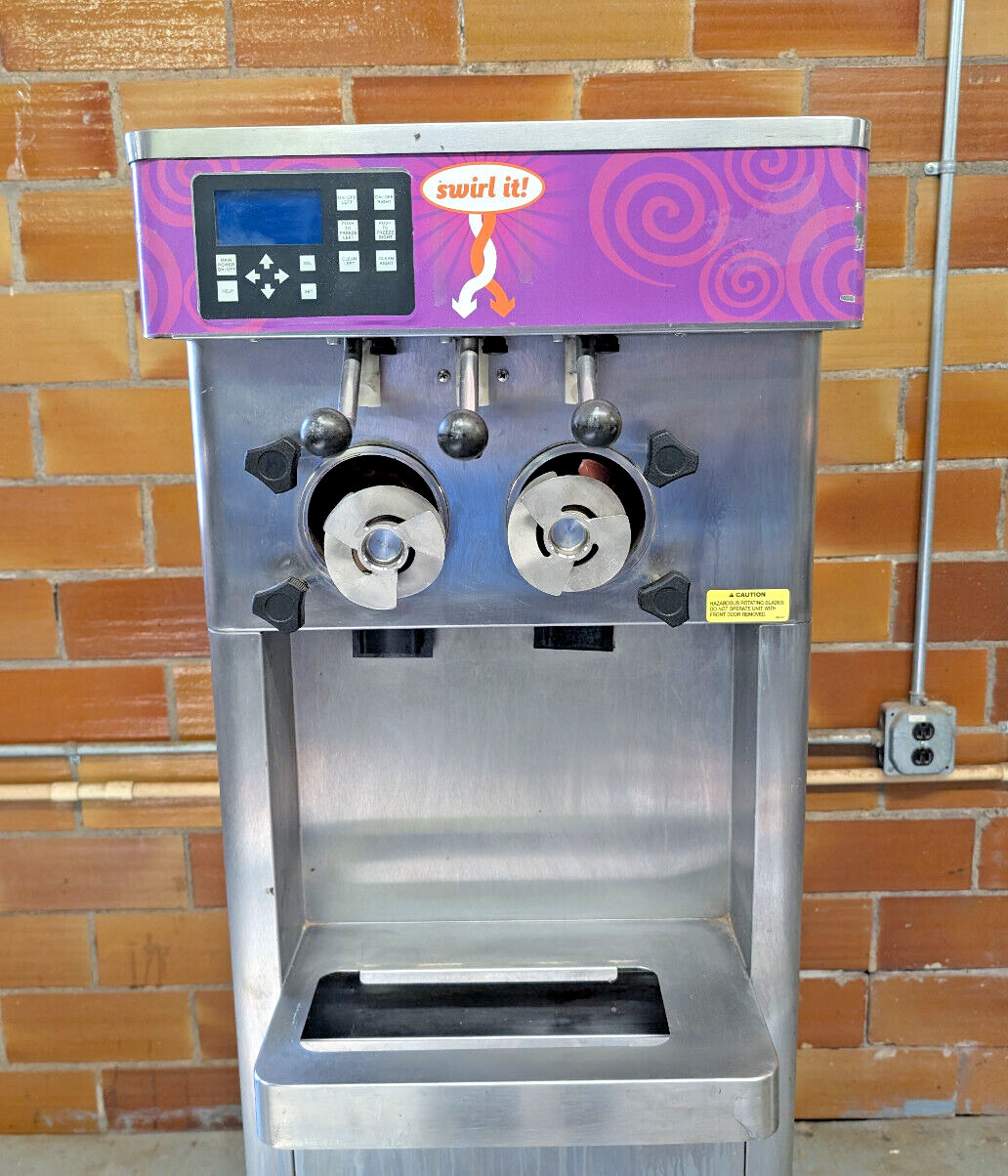 Stoelting F231-38I2P-AD1 Gravity Fed 2 Hopper/Twist Soft Serve/Yogurt Freezer