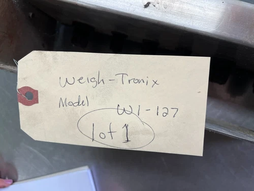 Weigh-Tronix WI-127 Scale Readout Display Control Unit LOT5