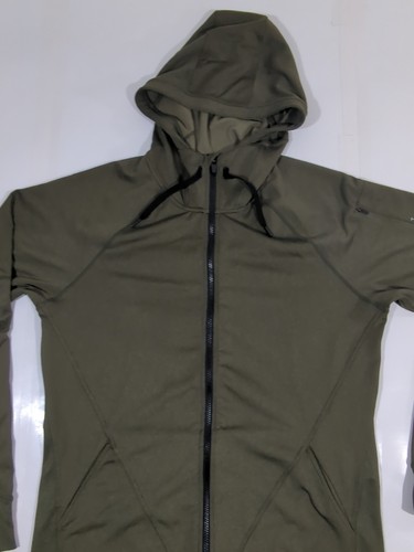 Hylete Herren Laufjacke Gr. 2XL grün Kapuze durchgehender Reißverschluss Flexion Lüftung Daumenlöcher - Bild 4 von 14