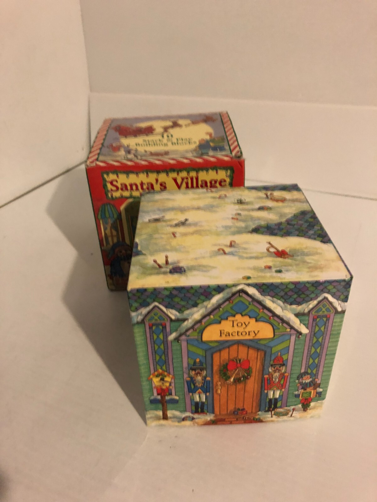 WJ Fantasy 'Santa's Village' Stacking & Nesting Blocks - 10 blocks