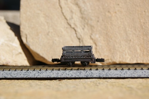 N Scale Mr. Slate Wagon Freight Car 1 Shale Slab Truck or Waggon - Picture 3 of 4