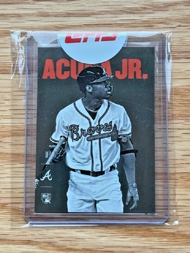 Ronald Acuna Jr 2018 Topps #1 Cyber Weekend Black Friday Promo Rookie SP /1000 - Picture 2 of 7
