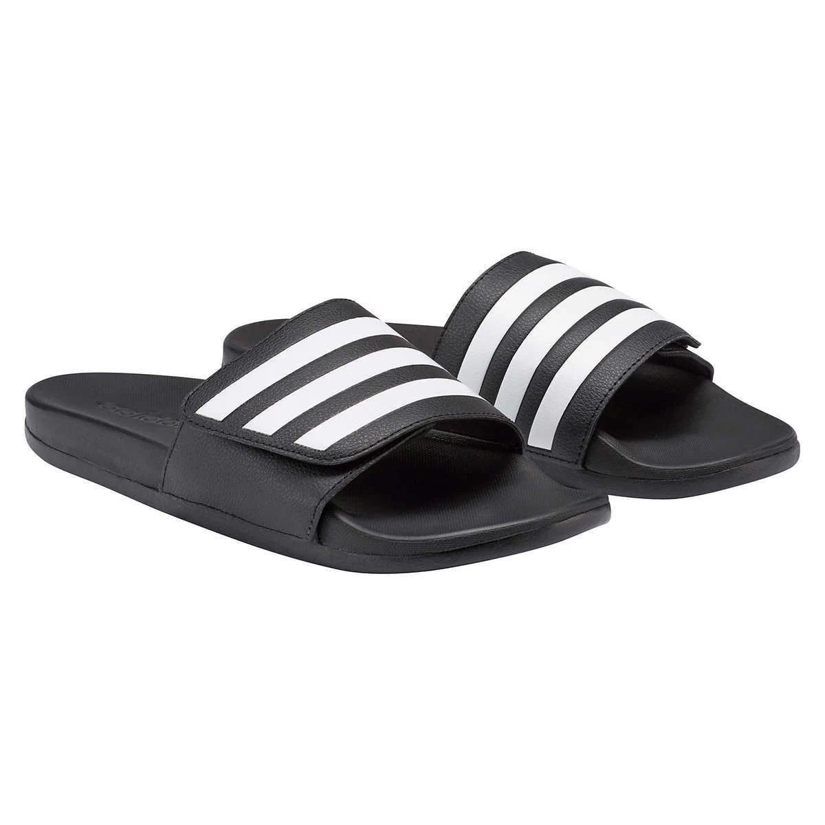 Adidas Men's Swim Beach Fitness Pool Gym Slides Cloud Foam Sandal Black SZ  10 11 | eBay