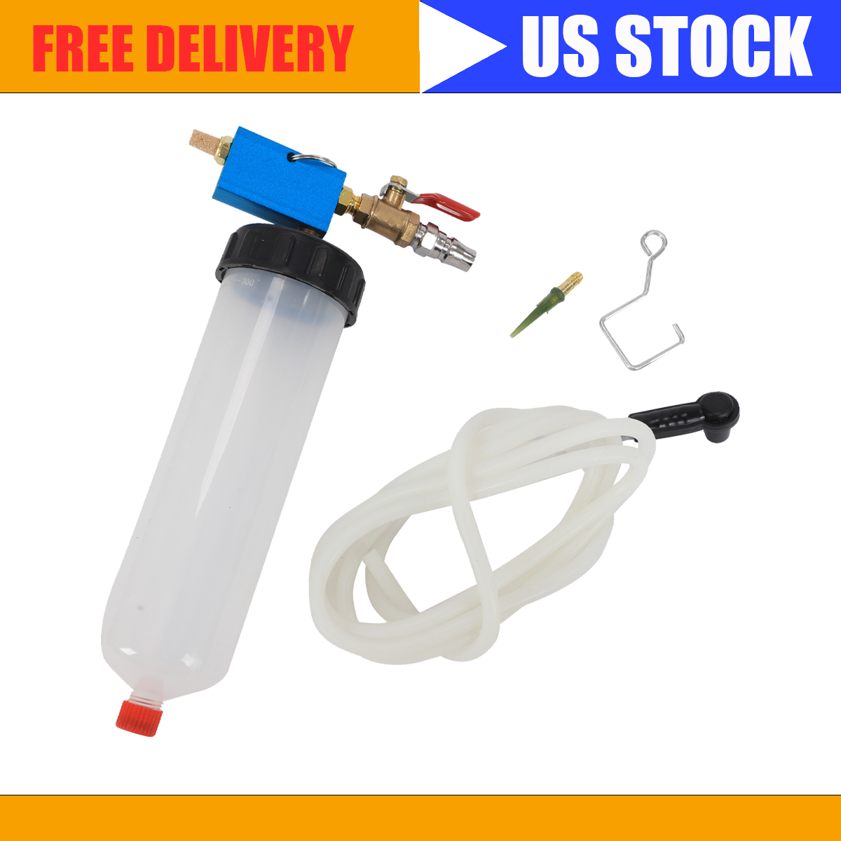 Portable Car Brake Bleeder and Fluid Pump Tool Kit