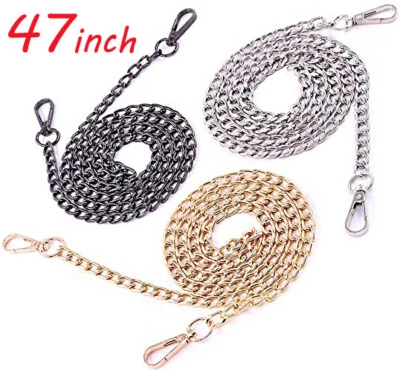 47 Inch Replacement Chain Strap for Shoulder Strapping Bag Handbag Purse 120cm