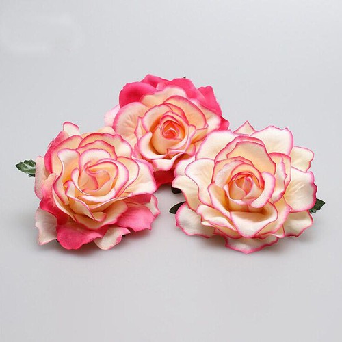 Large Rose Flower Hair Clips Grip Hairpin Brooch Wedding Bride Party Accessories - 第 8/39 張圖片