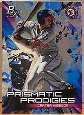 2019 Bowman Platinum Prismatic Prodigies Carter Kieboom #PPP-14 Nationals