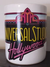 Vintage Universal Studios Hollywood White Coffee Mug