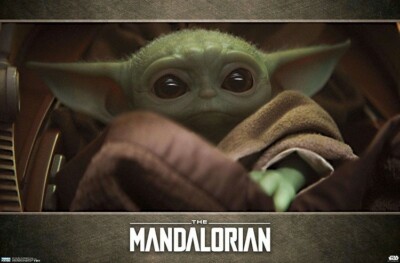 THE MANDALORIAN - BABY YODA POSTER - 22x34 - STAR WARS 18511