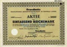 Gruschwitz Textilwerke 1929 Neusalz Oder Gr&uuml;nberg Schlesien Wei&szlig;enhorn Neu Ulm