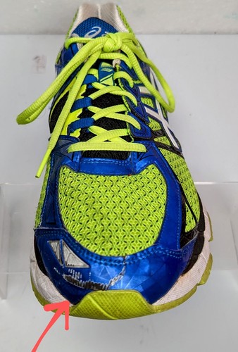 ASICS Men's Gel GT-3000 3 Running Trainers - 3 Neon/Cobalt UK 11 US 12 EU 46.5 - Picture 3 of 21