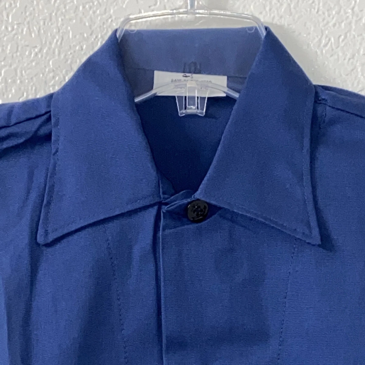 Vintage NEW Deadstock US NAVY USN Men's Blue Poly/Cotton