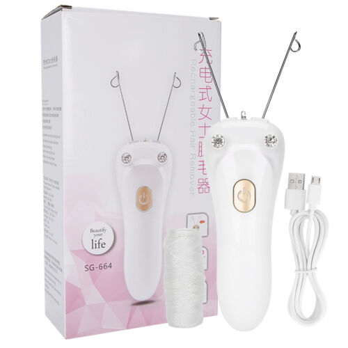 Electric Threading Epilator Hair Remover USB Charging Cotton Thread Epilator BX5 - Picture 3 of 24