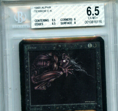 MTG Alpha Terror BGS 6.5 Magic card WOTC Amricons 6116 | eBay
