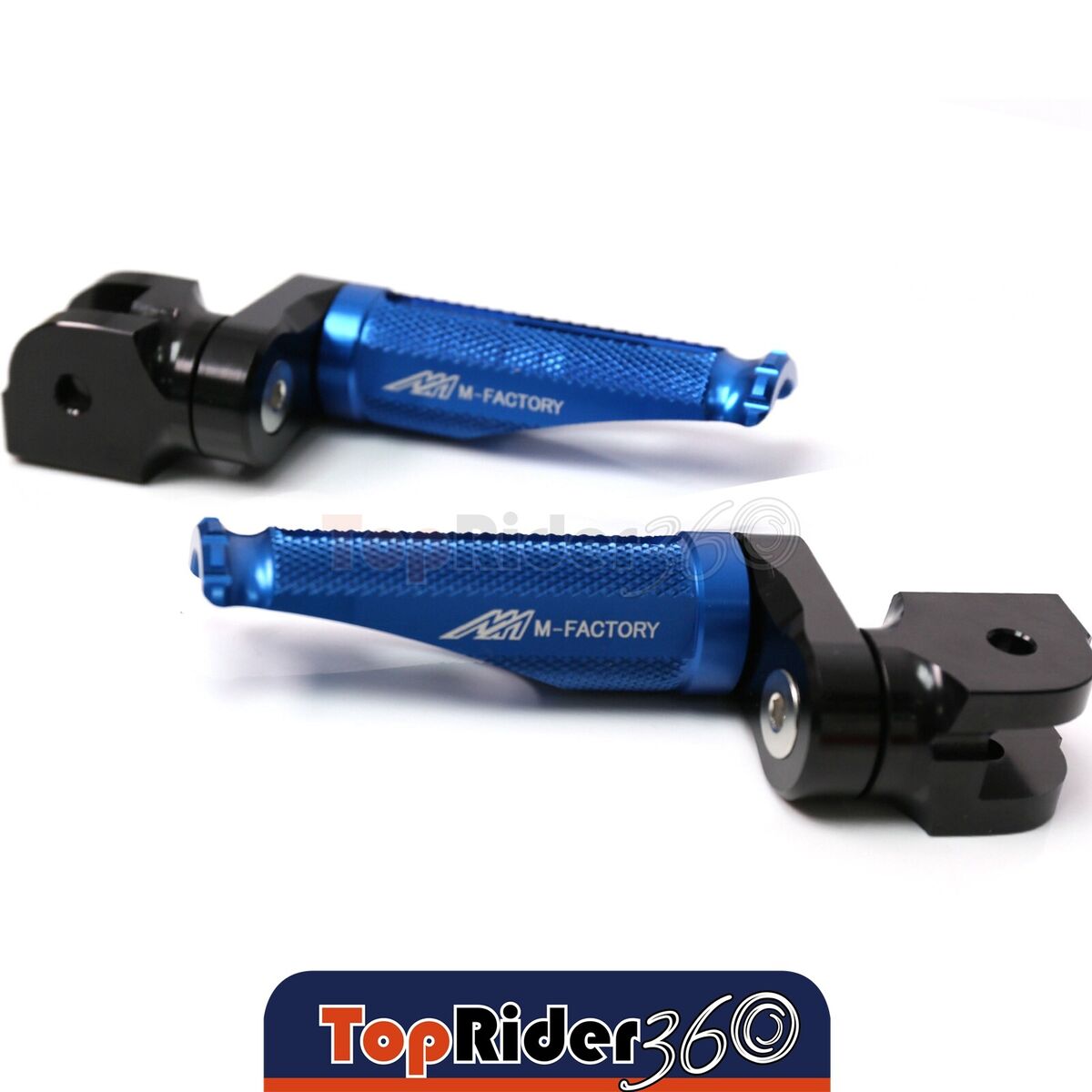BLUE Shinobi 25mm Extend Front Foot Pegs For Kawasaki ZX-7R BLUE Shinobi 25mm Extend Front Foot Pegs For Kawasaki ZX-7R
