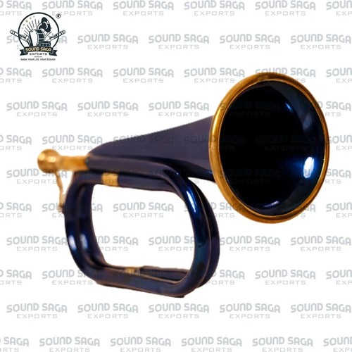 Solid Brass Bugle| US Military Cavalry Horn | Musical Instrument - Picture 3 of 6