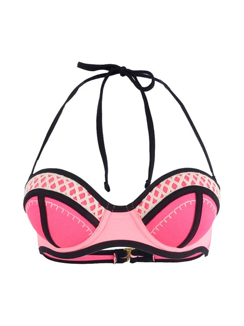 underwire bustier bikini top