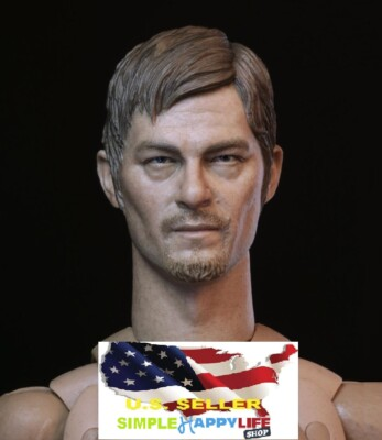 #ad #ad 1 6 Walking Dead Daryl Dixon Male Head soldier O for 12quot; figure Hot toys ❶USA❶ $32.99