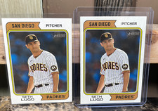 2023 Topps Heritage High Number Seth Lugo Flip Stock W/ Base Card #646 RARE