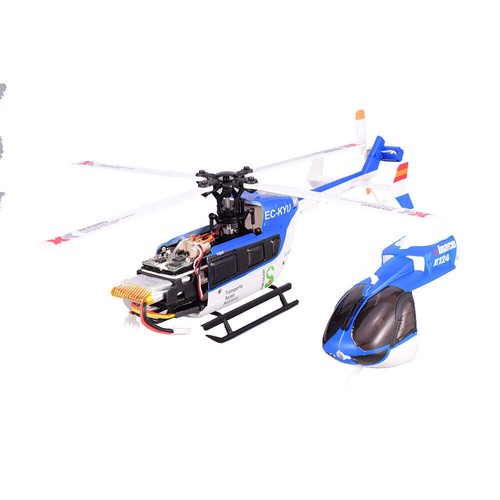 Wltoys XK EC145 K124 6CH 3D 6G Brushless Motor RC Helicopter BNF Aircraft Drone - Picture 10 of 10
