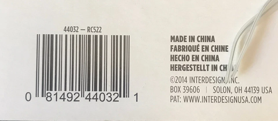 InterDesign 44032 12 ganchos cromo estante de montaje en pared Foto 3 de 3