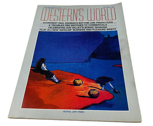 1984 Western's World Magazine Western Airlines Paul Erdman Sun Valley Seasons