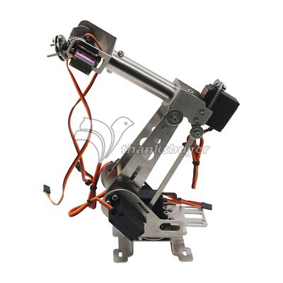 6 Axis Mechanical Robotic Arm Clamp with Servos   Kit for Raspberry #WD6