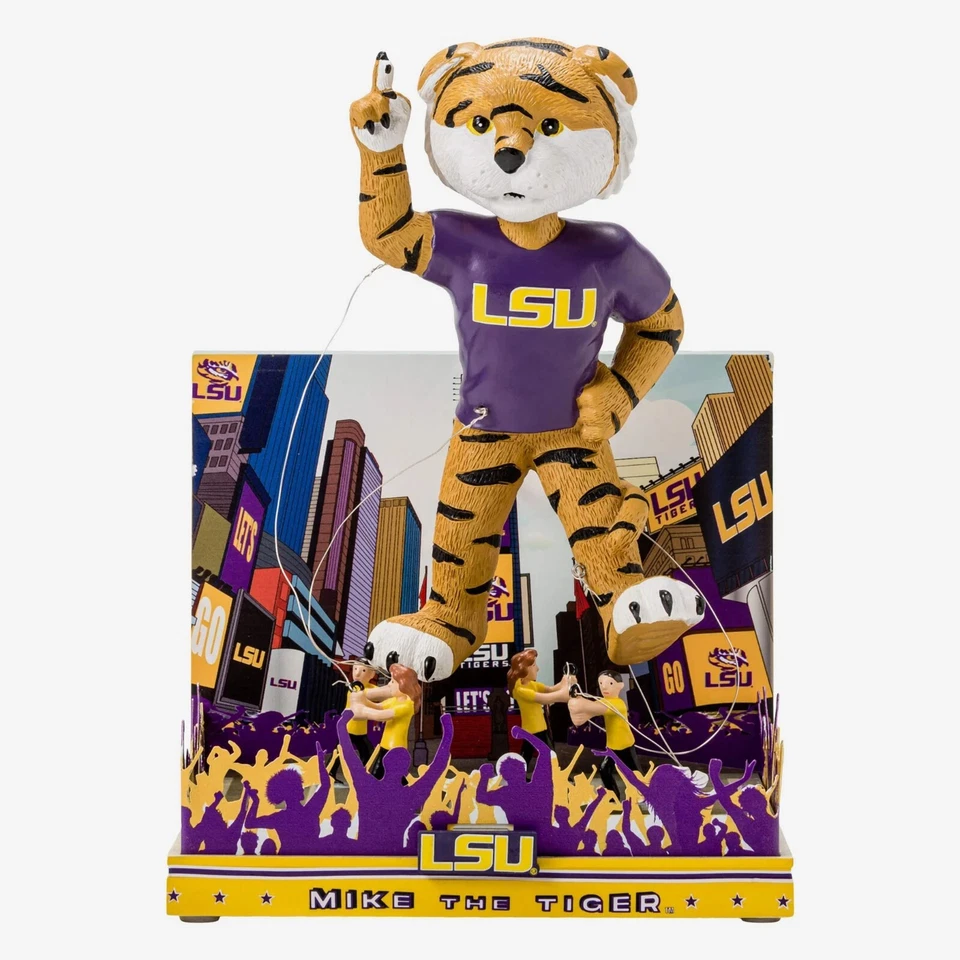 Mike The Tiger LSU Tigers Thanksgiving Mascot Bobblehead NCAA College - Image 1 of 1