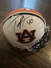 TONY RICHARDSON SIGNED FOOTBALL MINI HELMET AUTO NCAA AUBURN TIGERS KC CHIEFS