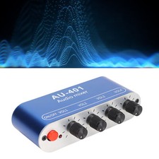 Stereo-Mixer 4-in-1-Ausgang Mini-Audio-Mixer ...
