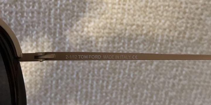 TOM FORD TF286 52A Robbie Sunglasses 61□12-135 Made in Italy | eBay