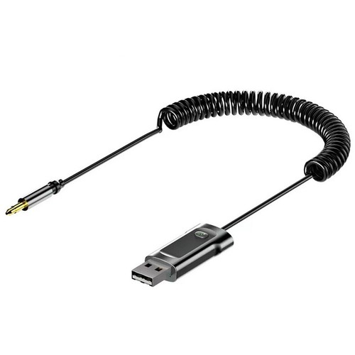 Bluetooth 5.0 Empfänger Adapter 3.5mm Jack Buchse Auto AUX Audio Stereo USB KFZ