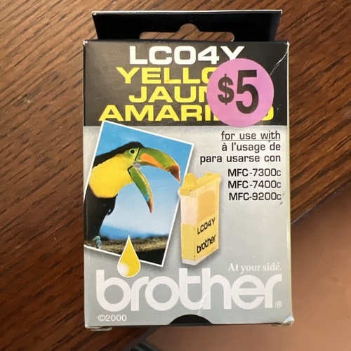 Brother Tintenpatrone, LC04Y Gelb Tinte Neu im Karton - Bild 1 von 7