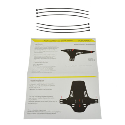 Wake Bike Parafango Regolabile MTB Parafango Anteriore Posteriore Compatibile Parafanghi Accessori per Il Ciclismo BMX 20 26 27.5 29 pollici Fat Tire  18