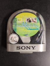 Sony Headphones Wisp Ear for PC Superior Communication DR-260USB Genuine NIB