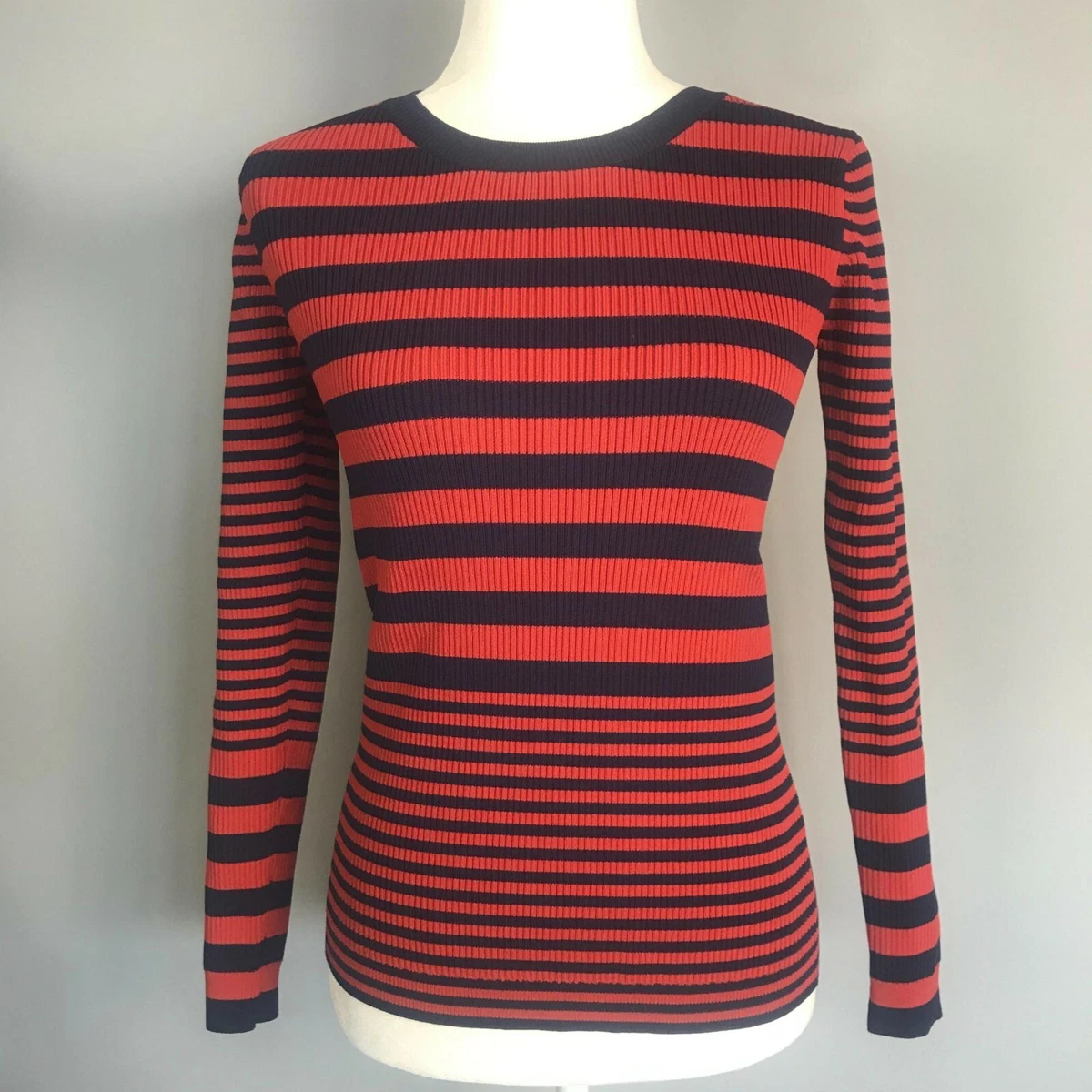 Michael kors striped sweater outlet
