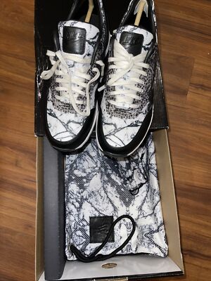 WMNS NIKE AIR MAX 1 ULTRA SW QS ''SERENA WILLIAMS'' BLACK-WHT SZ 7  [829722-100]
