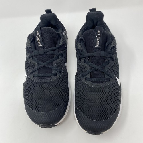 Nike Legend Essential Mens Sz 8 Training Shoes CD0443-001 Black White Sneakers - Afbeelding 4 van 11