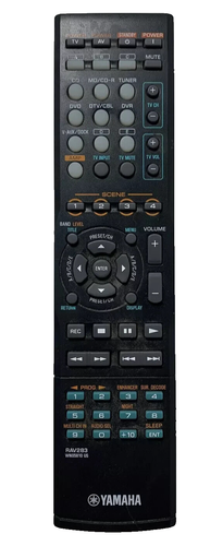 Telecomando Calvas Per Yamaha RX-V561 RAV282 HTR-6030 HTR-6050 RX-V363 HTR-6230 HTR-6130 RX-V463 RX-V430 RAV284 AV Ricevitore - Foto 12