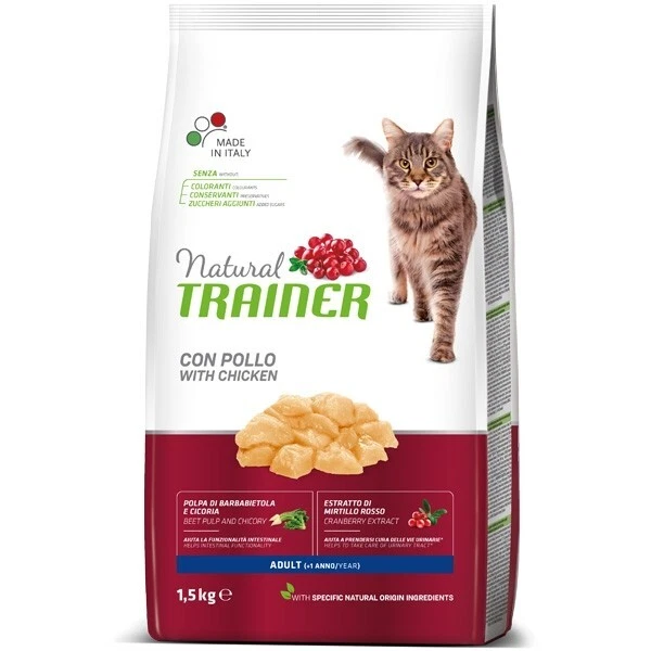 Trainer Natural Gatti Adulti con Pollo Fresco  10 kg - Crocchette per Gatti - Immagine 2 di 4
