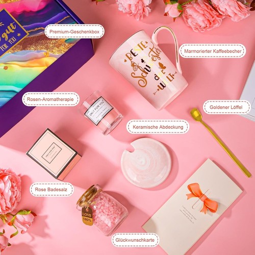 Entspannte Schwester-Geschenkbox: Keramik, Duft & Spa-Set - Bild 3 von 8