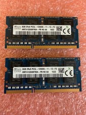 8GB 32GB SK Hynix HMT41GS6BFR8A-PB N0 AA PC3L-12800S SODIMM Memory LOT OF 2
