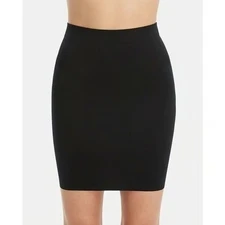SPANX Women's Medium Very Black SmartGrip No-Slip Half Slip Shapewear Sexy M35-3