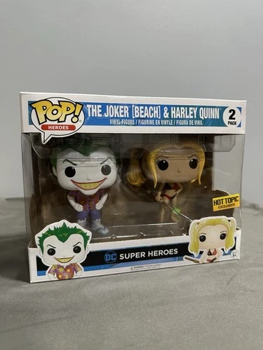 Funko Pop The Joker (beach) And Harley Quinn 2-Pack