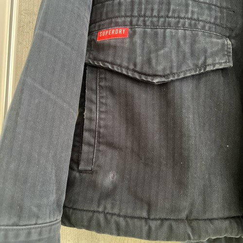 Superdry Chaqueta Hombre XL Azul Marino Rookie Utility Military Chore Field Cargo - Imagen 5 de 14