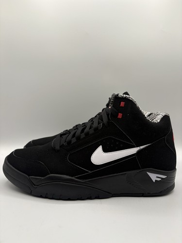 Nike Men's Air Flight Lite Mid Sizes 7.5-12 Black White |DQ7687-003|
